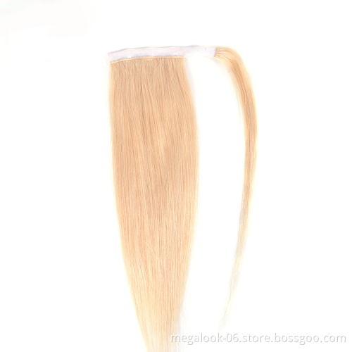 Wholesale  Ponytail Hair #613 #30 #4 Natural Drawstring Ponytails in Hairpiece Ponytail for Black women